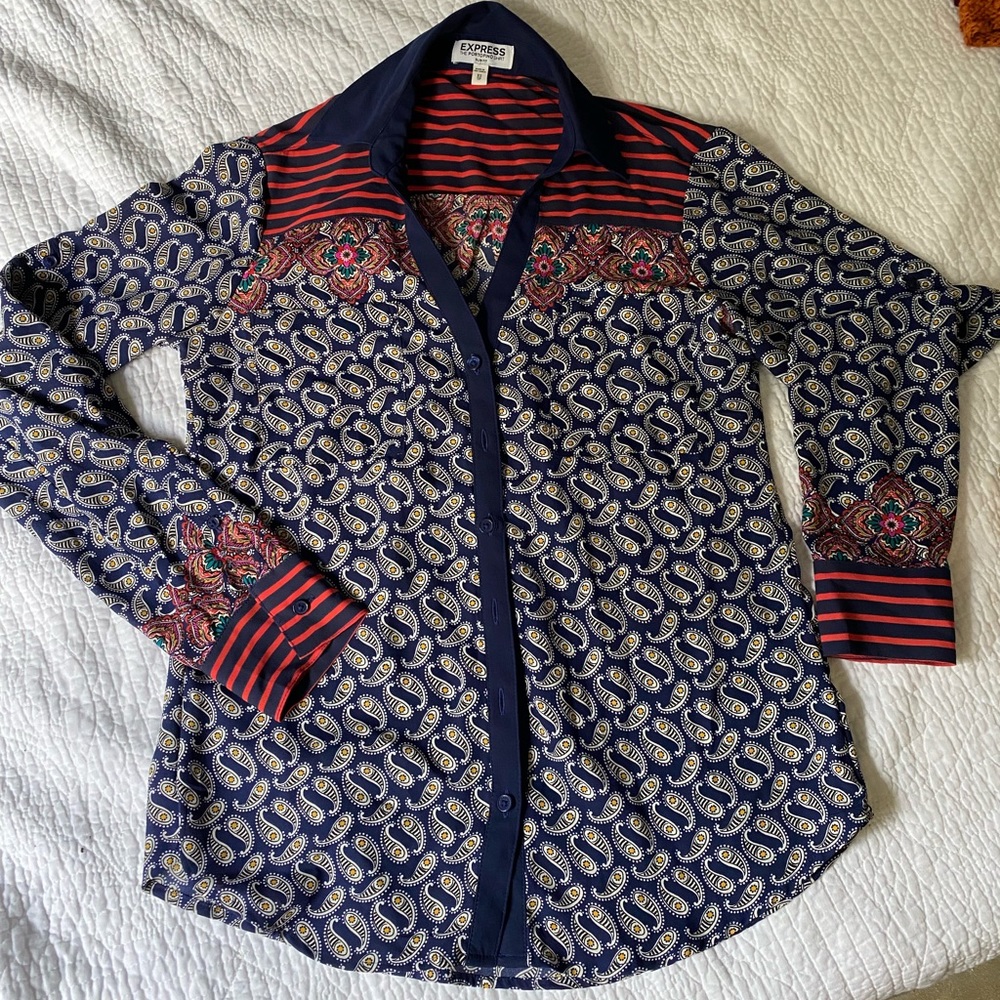 Paisley Express Portofino Button Down